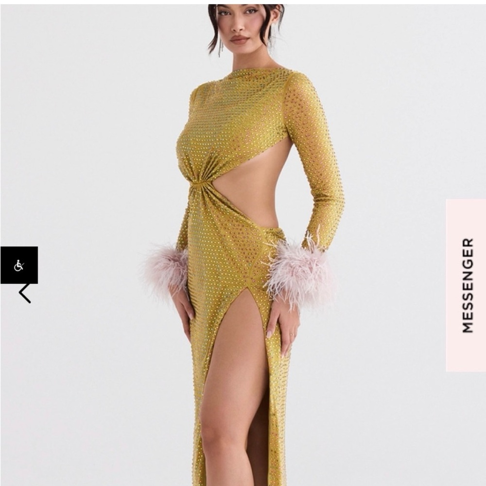 House of CB GINA dress wear for two hours with box.📦
